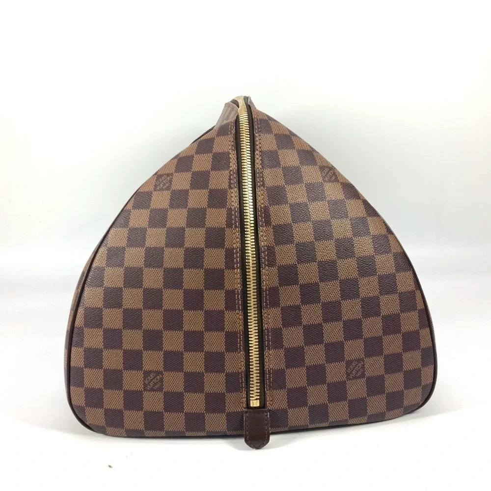 LOUIS VUITTON Brown Damier Canvas Boston Bag